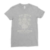 white lotus Ladies Fitted T-Shirt