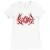 bloodbath logo Ladies Fitted T-Shirt