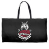 bad cat   gatos locos Weekender Totes
