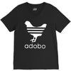 white adobo V-Neck Tee