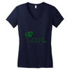 life life on the veg Women's V-Neck T-Shirt