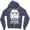 support the troops Zipper Hoodie