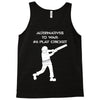 alternatives to war play cricket batting anti war stencil tour Tank Top