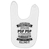 Super Cool Pop Pop Of A Freaking Awesome Granddaughter Baby Bibs