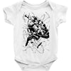 venom vs spiderman Baby Bodysuit