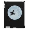 Biker Dinosaur - Dinosaur Riding A Bike To The Moon iPad 3 and 4 Case