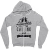 adventure calling and i must go woods ex Zipper Hoodie
