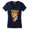 in pizza we crust Women's V-Neck T-Shirt
