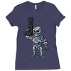 time traveling cyborg Ladies Fitted T-Shirt