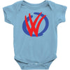 mod vw volkswagen dub logo Baby Onesie