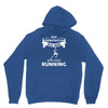 who loves running Unisex Hoodie