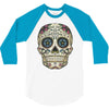 sugar skull 3/4 Sleeve Shirt