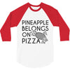 pineapple pizza 3/4 Sleeve Shirt