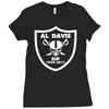 al davis rip Ladies Fitted T-Shirt