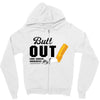 Butt Out Lung Cancer Awareness Zipper Hoodie