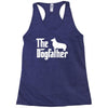 the dogfather pembroke welsh corgi white Racerback Tank