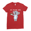 my puns are Ladies Fitted T-Shirt