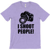 i shoot people t shirt funny photographer tee camera photography digit T-Shirt