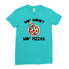 mo money mo pizzas 1 Ladies Fitted T-Shirt