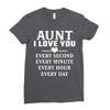 I Love You Aunt Ladies Fitted T-Shirt