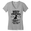 Best Friend Doberman Women's V-Neck T-Shirt