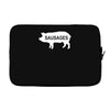 pig sausages funny Laptop sleeve