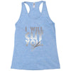 i will cut you Racerback Tank