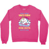 I Wish I Were A Unicorn So I Could Stab Idiots With My Head Crewneck Sweatshirt