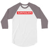 Survivalists Hypebeast 3/4 Sleeve Shirt