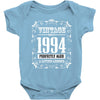 vintage made in 1994 perfectly aged a living legend Baby Bodysuit