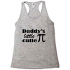 daddy little cuttie Racerback Tank