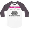 Gemini Woman 3/4 Sleeve Shirt