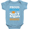 Class of 2017 Proud Brother Graduation Baby Onesie