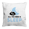 All You Need is Sleep Throw Pillow