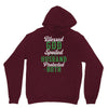 blessed god by spoiled by my husband protected by both Unisex Hoodie