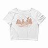 Camping Red Crop Top