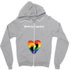 Worth The Wait Baby Foot Zipper Hoodie