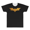 Batman Gold Logo All Over Men's T-shirt
