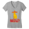 cinco de meow cinco de mayo Women's V-Neck T-Shirt