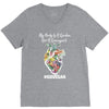 my body is a garden, not a graveyard black V-Neck Tee