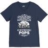 Motorcycles Pops V-Neck Tee