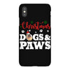 christmas dogs and paws iPhoneX