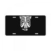 beer belly xray skeleton funny License Plate