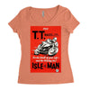 vintage tt race poster, ideal gift or birthday present Women's Triblend Scoop T-shirt