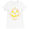 jack o' lantern Ladies Fitted T-Shirt