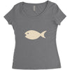 fish Women's Triblend Scoop T-shirt