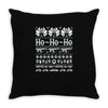 mcclane winter sweater Throw Pillow