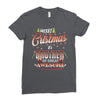 Merry Christmas To Brother Of Great Awesome Ladies Fitted T-Shirt
