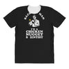 chicken nugget scientist All Over Women's T-shirt