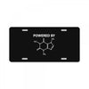 Powered By Caffeine Molecule License Plate